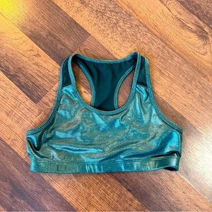 Large Old Navy Active dry sports bra, emerald green